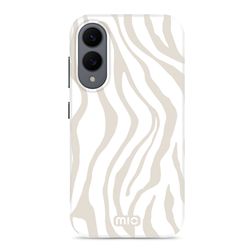 MIO Samsung Galaxy S25 Edge MagSafe Plastique rigide Coque arrière - Sandy Zebra