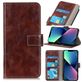 Mobigear Basic Housse iPhone 14 Etui Porte-Monnaie - Marron
