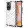 Mobigear Honeycomb Coque HONOR 50 Coque arrière Rigide Anti-Chocs - Blanc