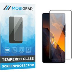 Mobigear Premium POCO F5 Verre trempé Protection d'écran - Compatible coque - Noir