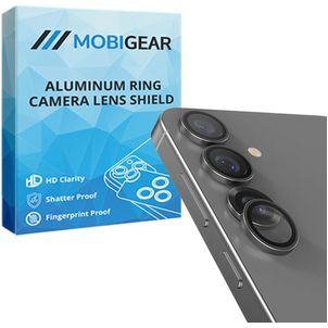 Mobigear Single Samsung Galaxy S25 Verre trempé Protection Objectif Caméra - Compatible Coque - Argent