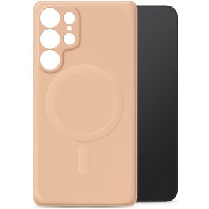 My Style Protective Flex Coque Samsung Galaxy S25 Ultra MagSafe Coque arrière en TPU Souple - Soft Pink