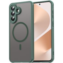 Mobigear Shockproof Coque Samsung Galaxy A57 MagSafe Coque arrière Rigide - Vert