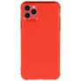 Mobigear Cushion Coque iPhone 12 Pro Max Coque arrière en TPU Souple Anti-Chocs - Rouge