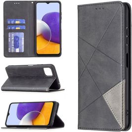 Mobigear Rhombus Slim Housse Samsung Galaxy A22 5G Etui - Noir