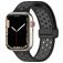 Mobigear Sport Plus Mag Bracelet Silicone Apple Watch Fermeture magnétique - 42/41/40/38 mm - Noir / Gris