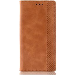 Mobigear Sensation Housse Google Pixel 3a XL Etui Porte-Monnaie - Cognac
