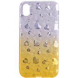 Mobigear Design iPhone XS Max TPU souple Coque arrière - Hearts