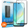 Mobigear Premium Samsung Galaxy A17 Verre trempé Protection d'écran - Compatible Coque - Noir (Lot de 2)