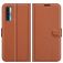 Mobigear Classic Housse TCL 20 5G Etui Porte-Monnaie - Marron