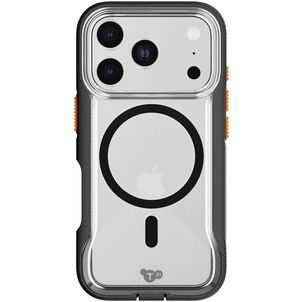 Tech21 EvoPro Coque Transparente iPhone 17 Pro MagSafe Coque arrière Rigide Anti-Chocs - Transparent