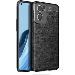 Mobigear Luxury Coque OnePlus Nord CE 2 Coque arrière en TPU Souple - Noir