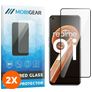 Mobigear Premium Realme 9i Verre trempé Protection d'écran - Compatible Coque - Noir (Lot de 2)