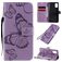 Mobigear Butterfly Housse Samsung Galaxy A41 Etui Porte-Monnaie - Violet