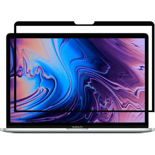 GrizzlyCoat MacBook Pro 15 Pouces (2016-2019) Protection d'écran Anti-Glare Film - Compatible Coque - Noir Model A1707 / A1990