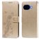Mobigear Flowers Housse Google Pixel 10a Etui Porte-Monnaie - Or