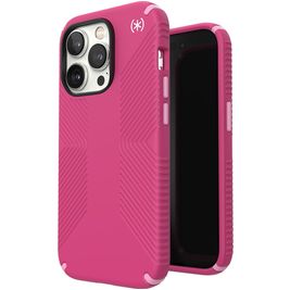 Speck Presidio2 Grip Coque iPhone 14 Pro MagSafe Coque arrière Rigide Anti-Chocs - Digital Pink Speck Presidio2 Grip Coque iPhone 14 Pro MagSafe Coque arrière Rigide Anti-Chocs - Digital Pink