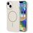 Mobiparts Slim Line Coque iPhone 15 MagSafe Coque arrière Rigide - Off White
