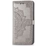 Mobigear Mandala Housse HONOR 9X Lite Etui Porte-Monnaie - Gris