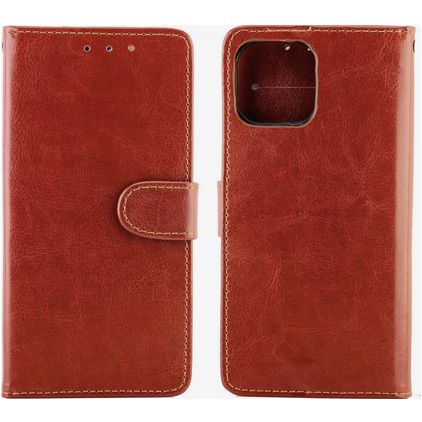 Mobigear Wallet Housse Xiaomi Mi 11 Lite Etui Porte-Monnaie - Marron
