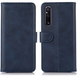 Mobigear Wallet Housse Sony Xperia 1 V Etui Porte-Monnaie - Bleu