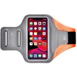 Mobigear Easy Fit Brassard Téléphone OPPO A53s Brassard Coque de Sport en Neoprène - Orange