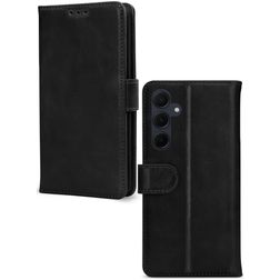 Mobilize Premium Gelly Wallet Housse Samsung Galaxy A35 Etui Porte-Monnaie - Noir
