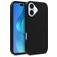 Mobigear Bio Coque iPhone 16 Coque arrière en Eco-Friendly - Noir