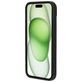 Mobiparts Coque iPhone 15 Plus MagSafe Coque arrière en Silicone - Noir