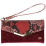 Mobilize Gelly Velvet Samsung Galaxy A21s Détachable 2in1 Pochette - Red Snake