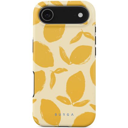Burga Tough iPhone Air MagSafe Plastique rigide Coque arrière Antichoc - Lemon Tart