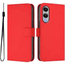 Mobigear Urban Wallet Housse Samsung Galaxy S25 Edge Etui Porte-Monnaie - Rouge