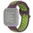 Mobigear Sport Plus Buckle Bracelet Silicone Fitbit Versa 2 Fermeture boucle ardillon - Vert / Violet