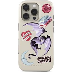Burga Tough Coque iPhone 16 Pro Coque arrière Rigide Anti-Chocs - Plot Twister
