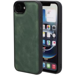 Mobiparts Classic Coque iPhone 17e MagSafe Coque arrière en TPU,Similicuir - Emerald Green