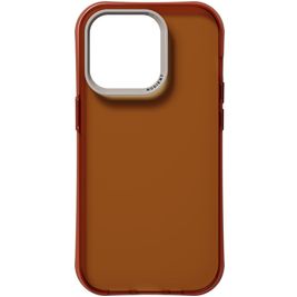 Nudient Form Coque iPhone 14 Pro Coque arrière Rigide Anti-Chocs - Marron