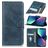 Mobigear Classy Housse iPhone 14 Etui Porte-Monnaie - Bleu