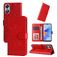 Mobigear Sunflower Housse OPPO A17 Etui Porte-Monnaie - Rouge