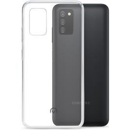 Mobilize Gelly Coque Transparente Samsung Galaxy A03s Coque arrière en TPU Souple - Transparent