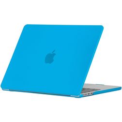 Mobigear Matte MacBook Air 15 Pouces (2023-2025) Coque - Bleu - Model A2941 / A3114 / A3241