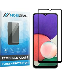 Mobigear Premium Samsung Galaxy A22 5G Verre trempé Protection d'écran - Compatible Coque - Noir