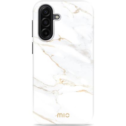 MIO Samsung Galaxy A17 MagSafe Plastique rigide Coque arrière - White Marble