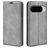 Mobigear Retro Slim Housse Google Pixel 10 Etui Porte-Monnaie - Gris