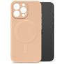 My Style Protective Flex Coque iPhone 15 Pro MagSafe Coque arrière en TPU Souple - Soft Pink
