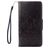 Mobigear Flowers Housse iPhone 8 Etui Porte-Monnaie - Noir