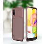 Mobigear Racing Coque Samsung Galaxy A01 Coque arrière en TPU Souple - Marron