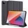 Dux Ducis Domo Coque iPad Pro 12.9 Pouces (2021) Etui + Porte-crayon - Noir