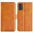 Mobigear Slim Magnet Housse Motorola Moto E32s Etui Porte-Monnaie - Cognac