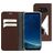 Mobiparts Classic Wallet Housse Samsung Galaxy S8 Etui Porte-Monnaie - Marron