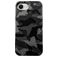 Burga Tough Coque iPhone 16e Coque arrière Rigide Anti-Chocs - Night Black Camo